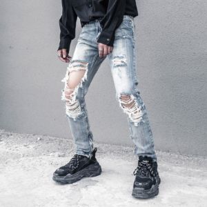 Ripped Beggar Jeans sold by Yugen Theory