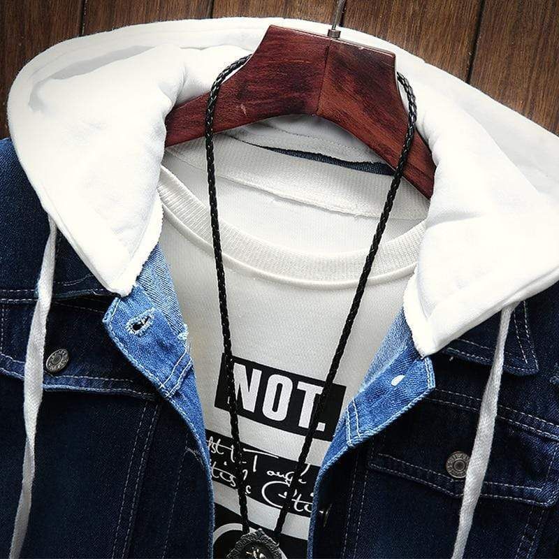 Hooded Denim Jacket sold by Yugen Theory product image thumbnail 5