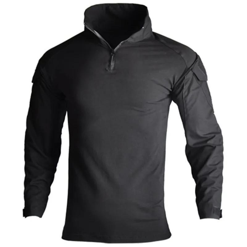 Camouflage Patchwork Tactical Combat Sweatshirt sold by Yugen Theory