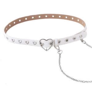 Punk Love Heart Hollow Out Chain Belt sold by Yugen Theory