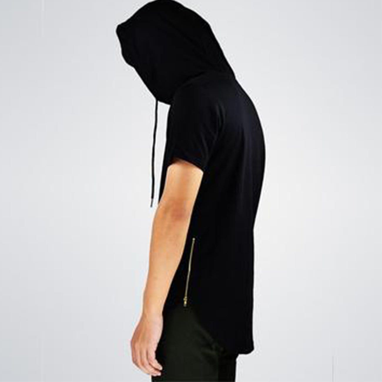 Function Side Zipper Hooded T-Shirt sold by Yugen Theory product image thumbnail 2
