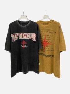 Letter Graphic Oversized T-Shirt sold by Yugen Theory