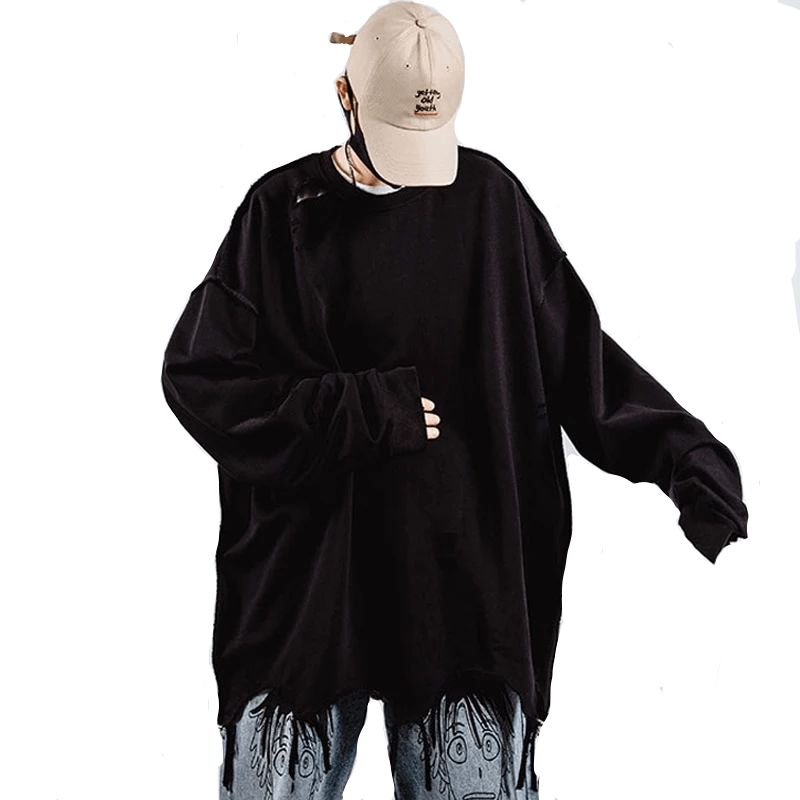 Distressed Sweatshirt sold by Yugen Theory product image thumbnail 2