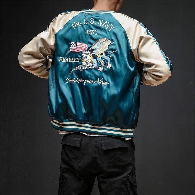 Hornet Sukajan Bomber Jacket sold by Yugen Theory