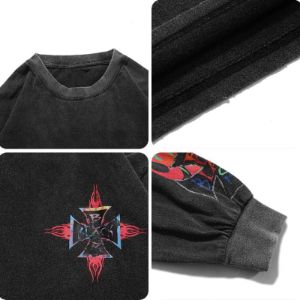 Hip Hop Style L/S Shirt Flame sold by Yugen Theory