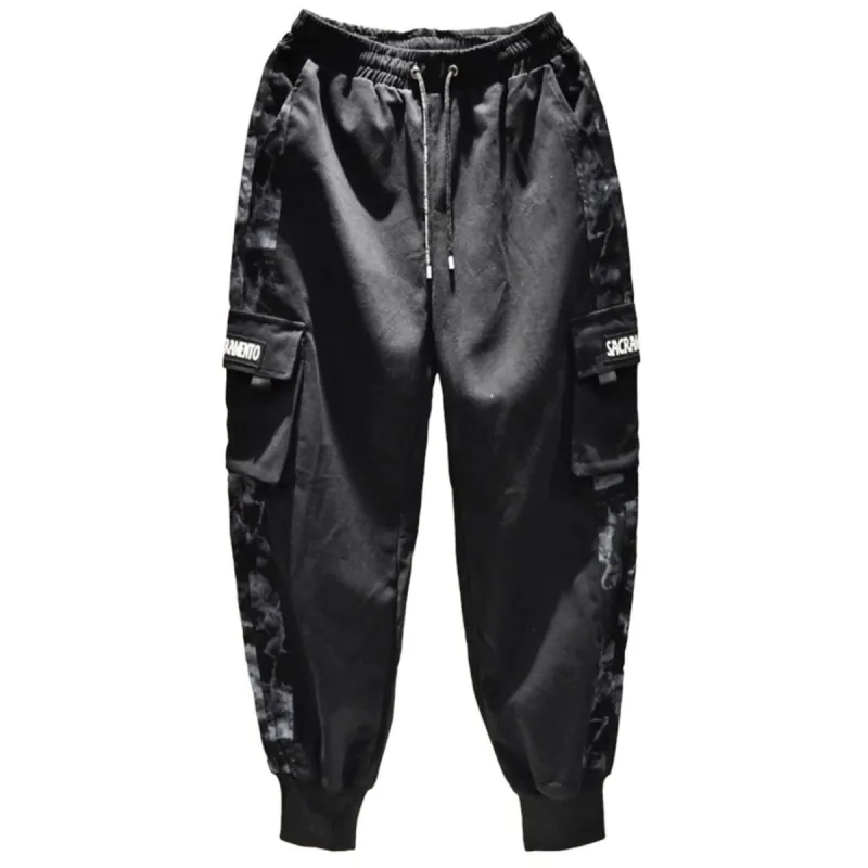 Dark Patchwork Cargo Pants sold by Yugen Theory