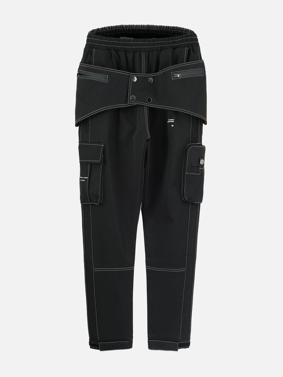 Multi Pockets Fake Two Cargo Pants sold by Yugen Theory product image thumbnail 3