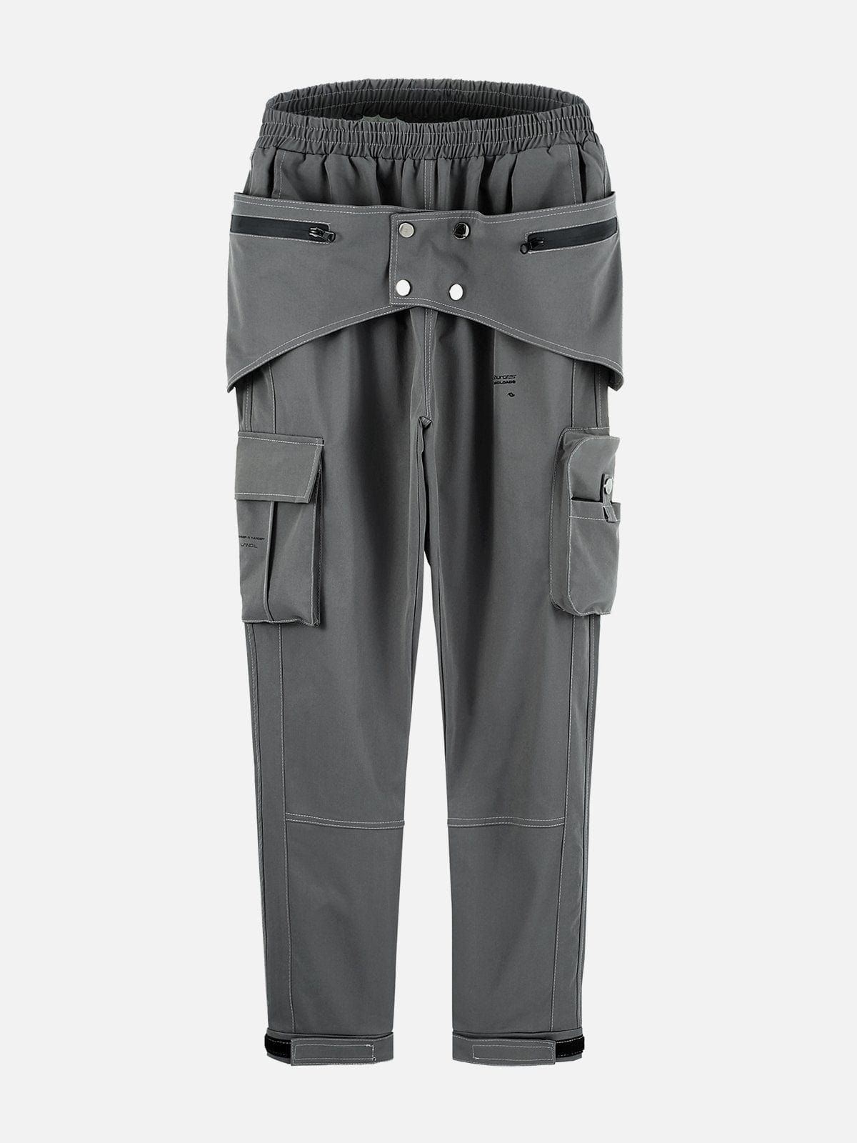 Multi Pockets Fake Two Cargo Pants sold by Yugen Theory