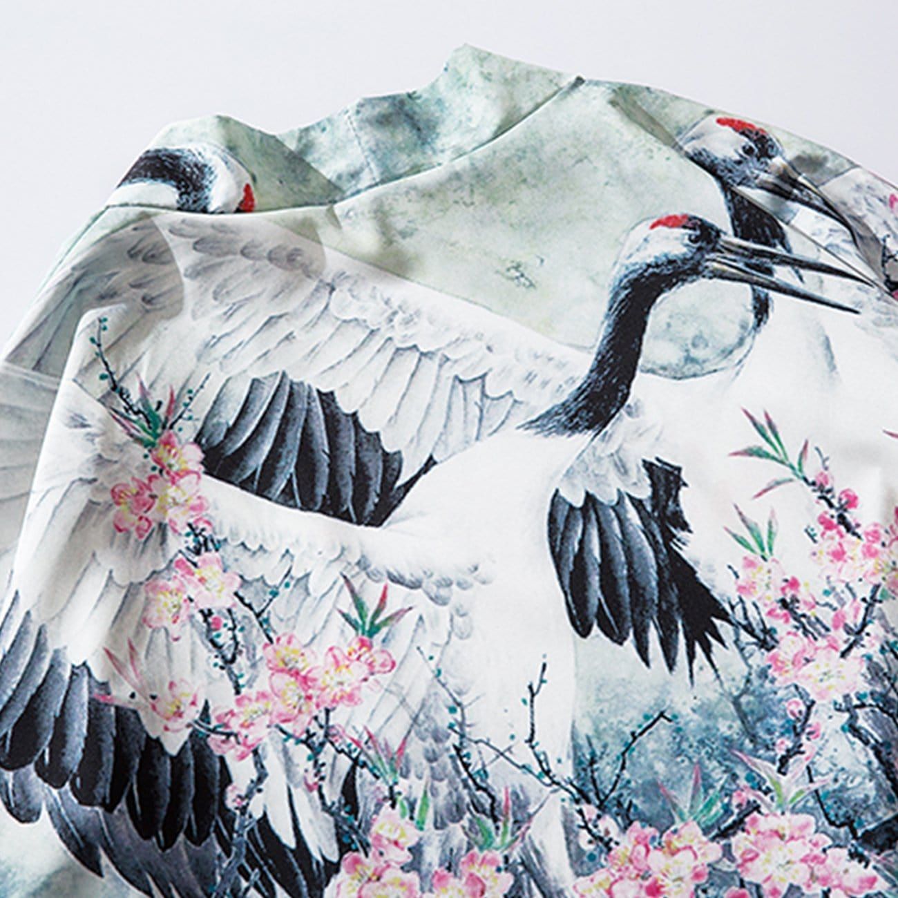 Flower Crane Kimono sold by Yugen Theory product image thumbnail 3