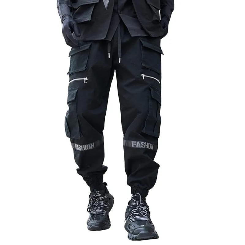 Techwear Multi Pockets Print Cargo Pants sold by Yugen Theory