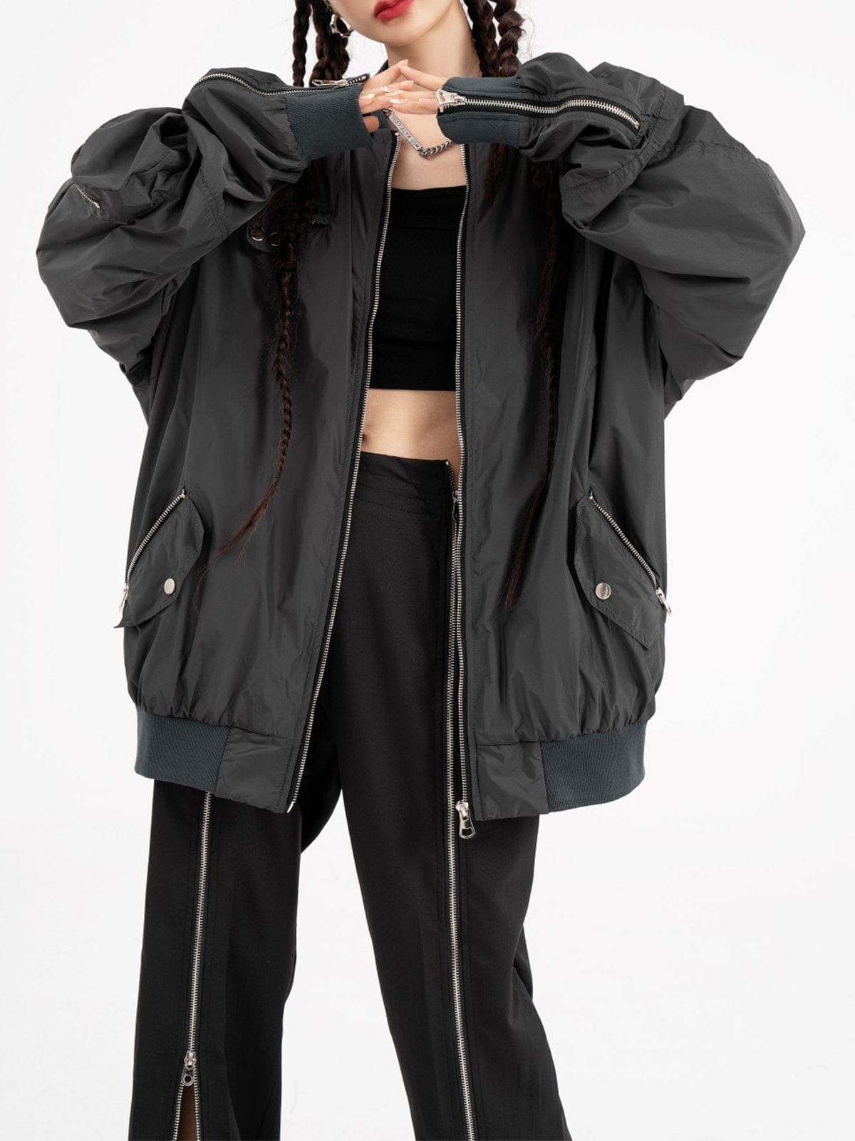 Functional Multi Zipper Jacket sold by Yugen Theory product image thumbnail 4