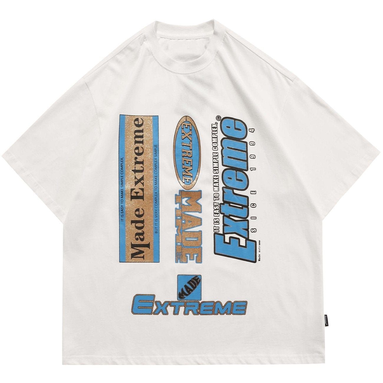 Box Letters Graphic T-Shirt sold by Yugen Theory product image thumbnail 3