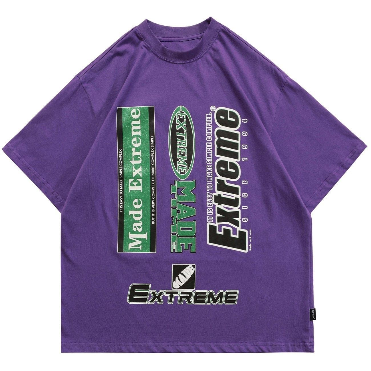 Box Letters Graphic T-Shirt sold by Yugen Theory product image thumbnail 4