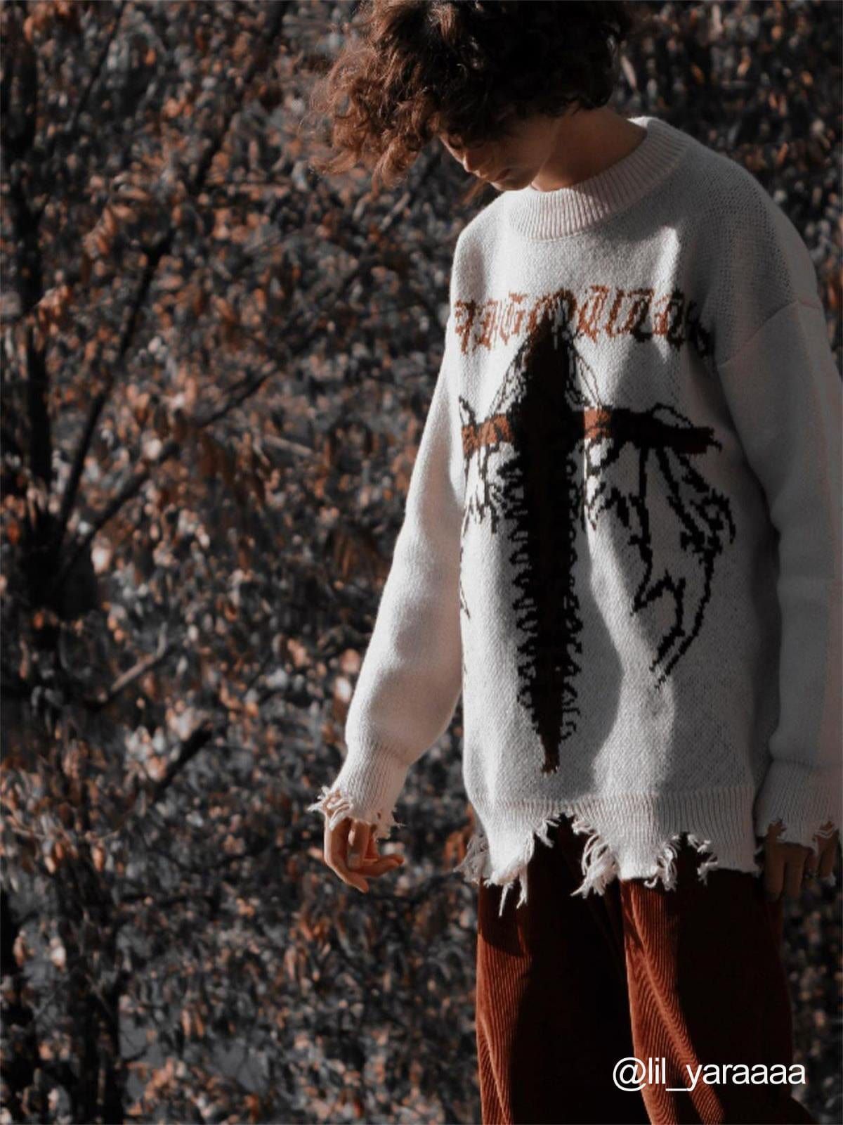 The Wings Of Dragon Knit Sweater sold by Yugen Theory product image thumbnail 3