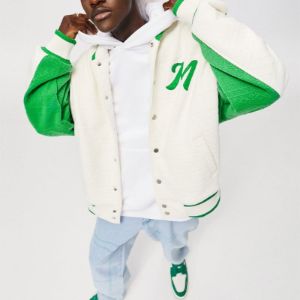 Lapel Baseball Jacket Letter sold by Yugen Theory