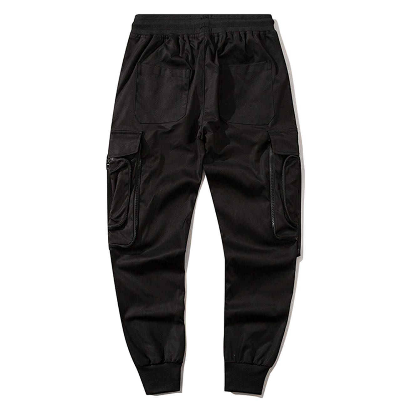 Techwear Ribbons Zipper Pockets Cargo Pants sold by Yugen Theory product image thumbnail 5