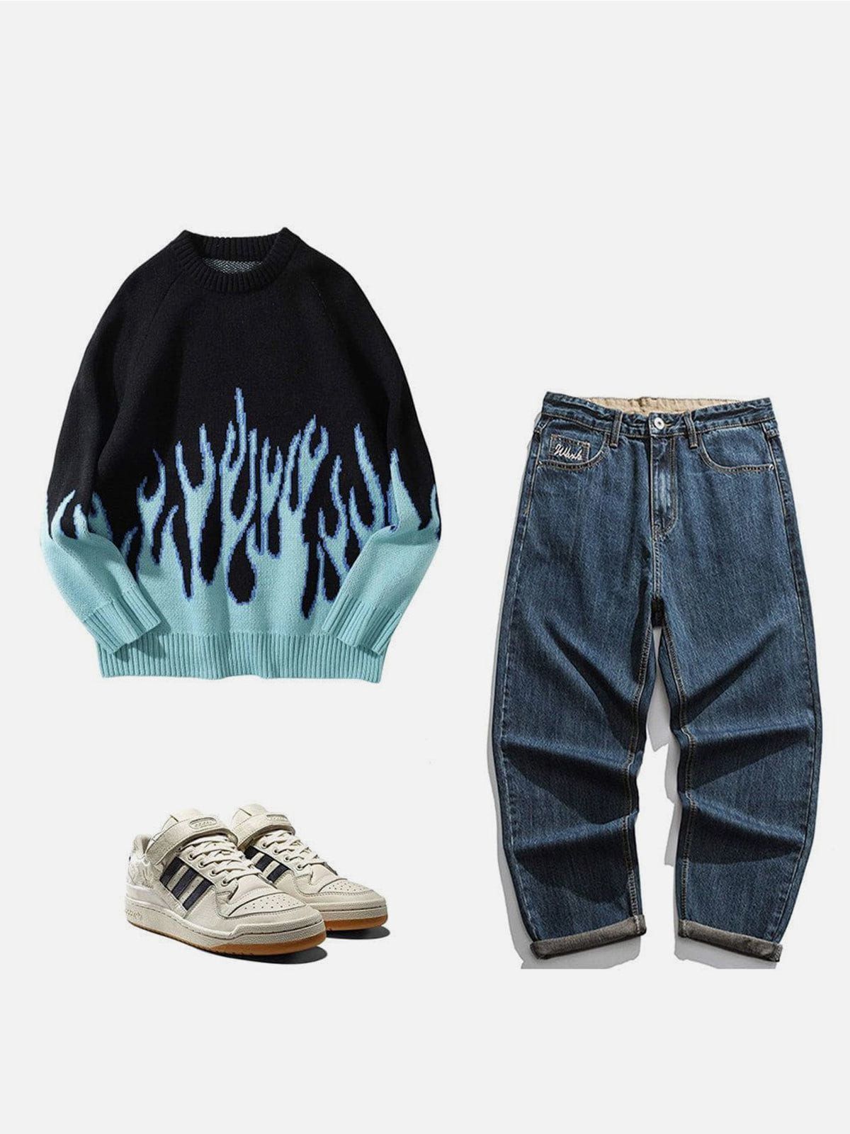 Flame Sweater sold by Yugen Theory product image thumbnail 5