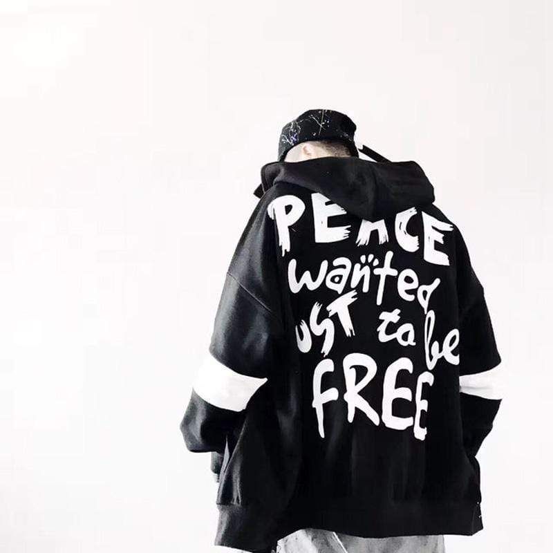Peace Hoodie sold by Yugen Theory product image thumbnail 2