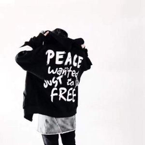 Peace Hoodie sold by Yugen Theory