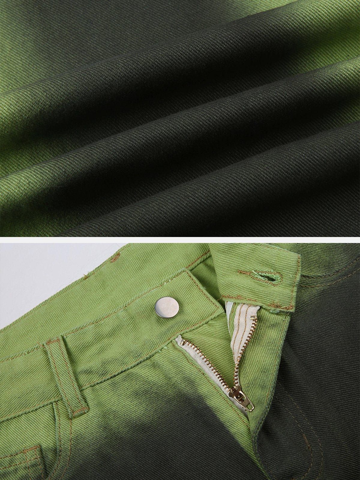 Graffiti Gradient Straight Jeans sold by Yugen Theory product image thumbnail 3