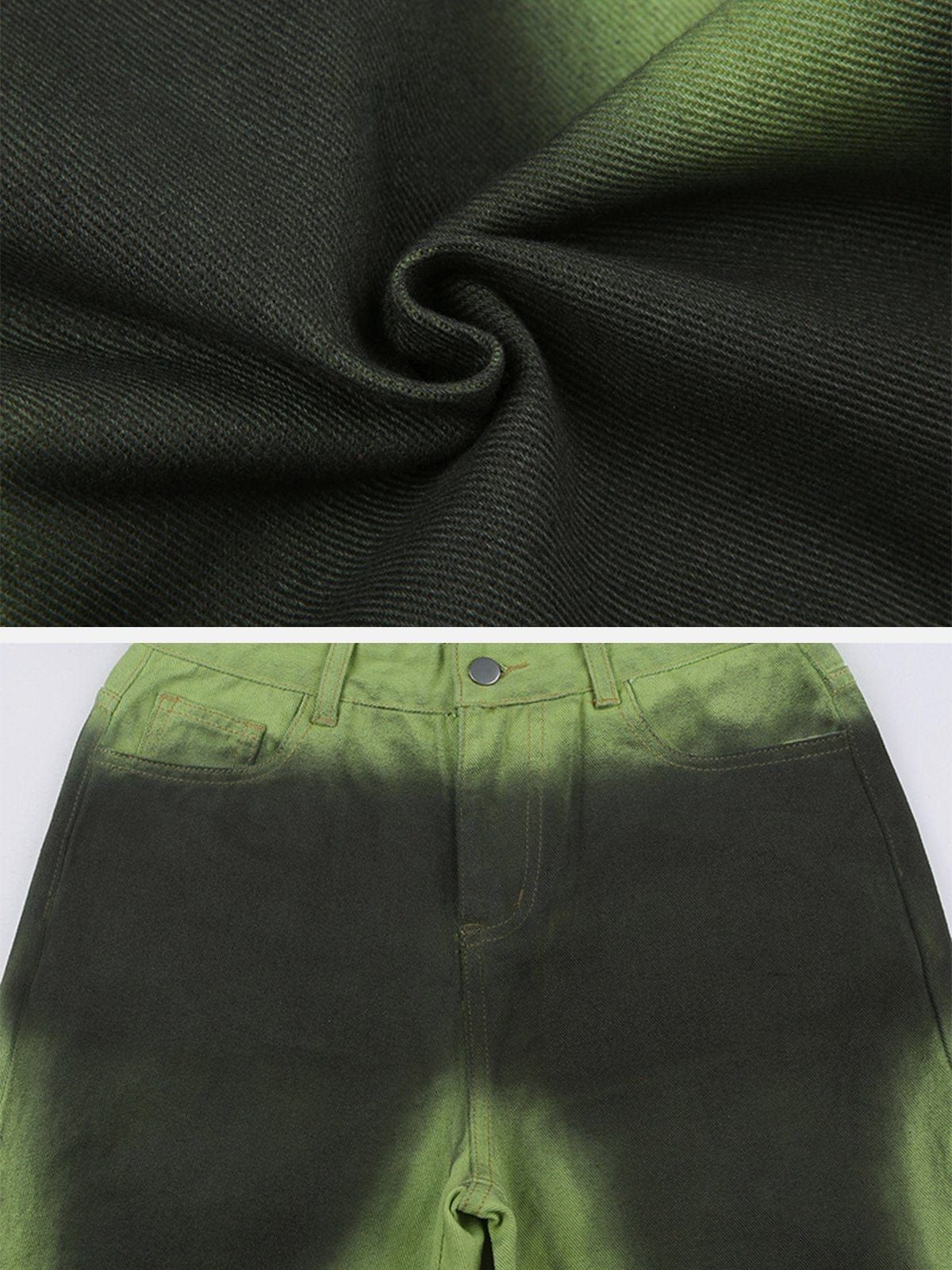 Graffiti Gradient Straight Jeans sold by Yugen Theory product image thumbnail 5