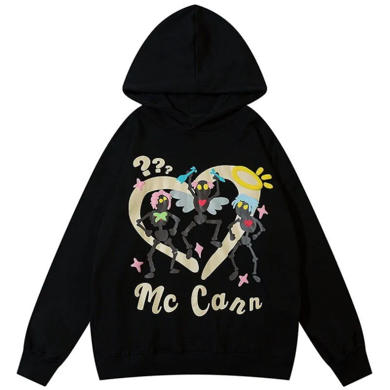Stylish Hoodie Dance Skull sold by Yugen Theory