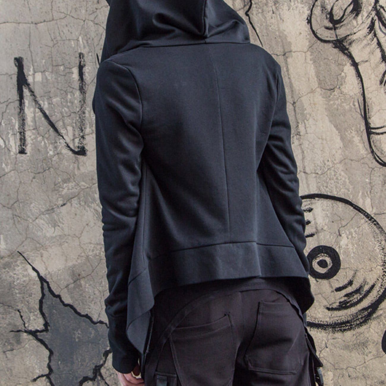 Dark Irregular Witch Cloak Cardigan Jacket sold by Yugen Theory product image thumbnail 4