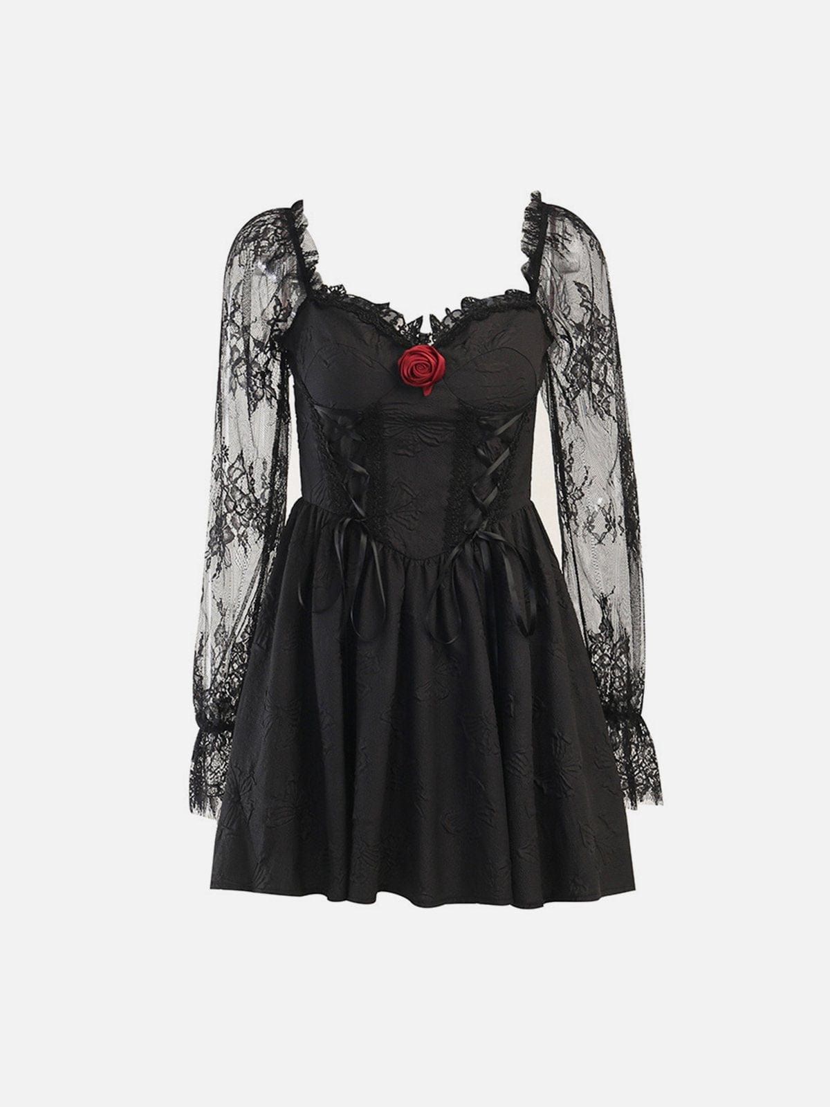 Gothic Lace Bandage Dress sold by Yugen Theory