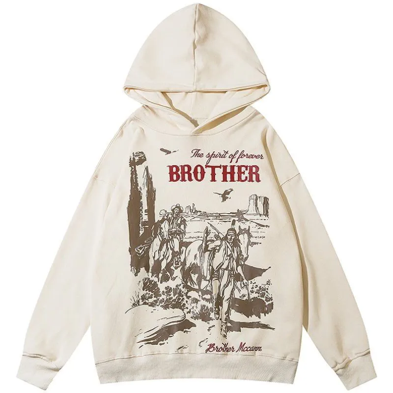 Unisex Pullover Hoodie Brother sold by Yugen Theory