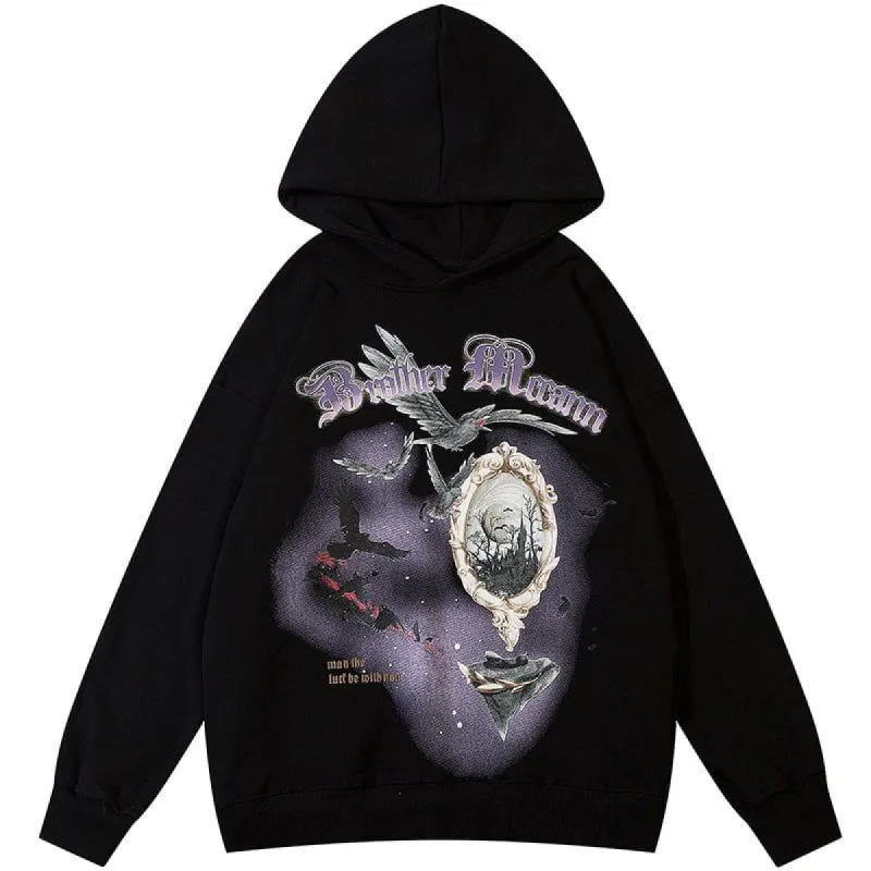 High Street Hoodie Dark Crows sold by Yugen Theory
