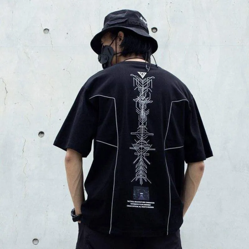 Sci-Fi Techwear T-Shirt sold by Yugen Theory