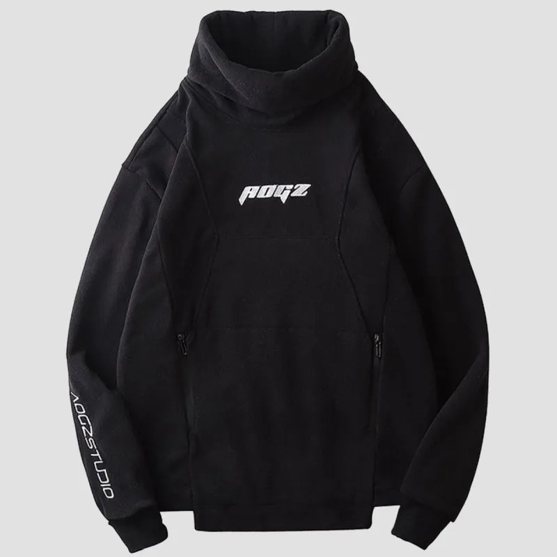 Polar Fleece Turtleneck Hoodie sold by Yugen Theory