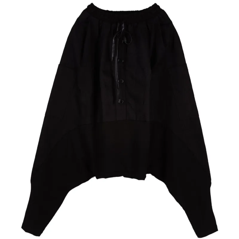 Dark Buttons Crotch Oversized Harem Pants sold by Yugen Theory