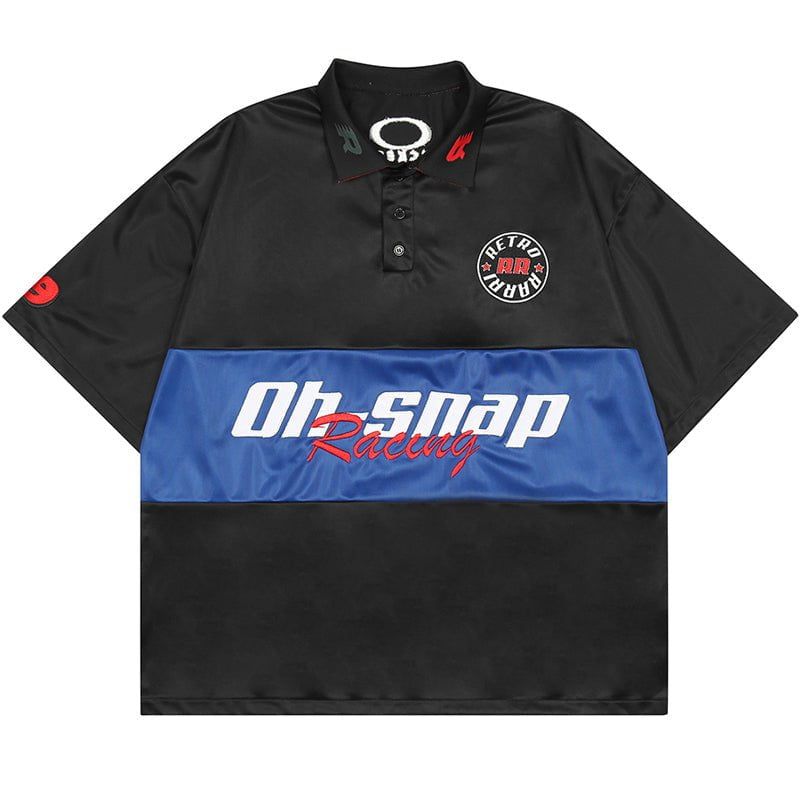 Retro Polo Tee Color Block sold by Yugen Theory product image thumbnail 2