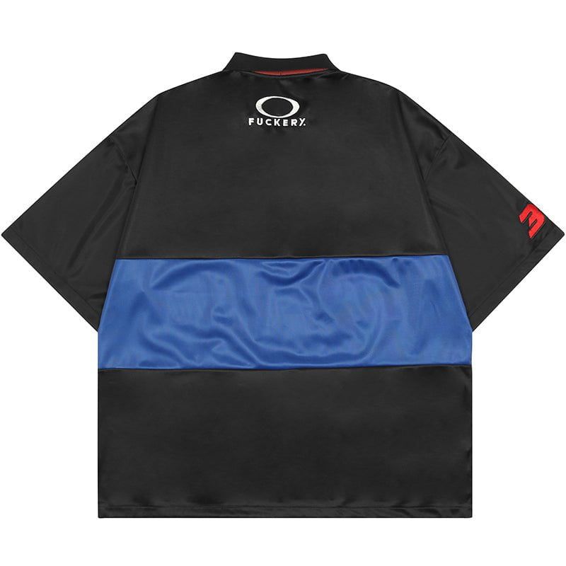 Retro Polo Tee Color Block sold by Yugen Theory product image thumbnail 4
