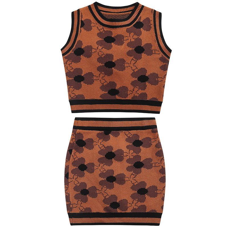 Women Sexy Knit Sweater Three Piece Set sold by Yugen Theory product image thumbnail 3