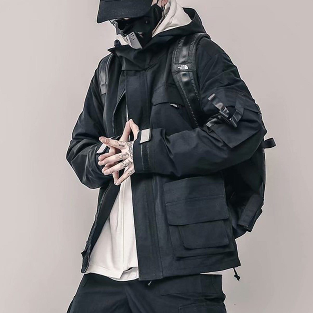 Retro Hooded Workwear Jacket sold by Yugen Theory product image thumbnail 4