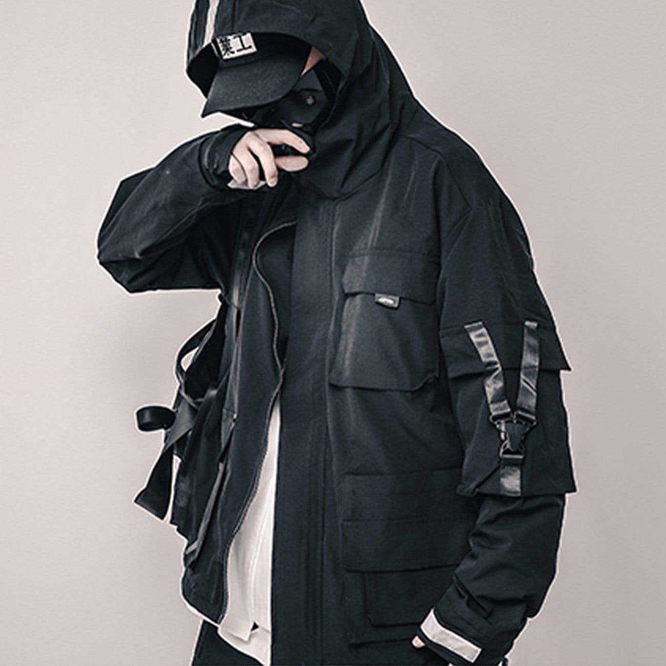Retro Hooded Workwear Jacket sold by Yugen Theory product image thumbnail 5