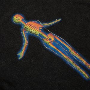 Discoloration Skull Washed Graphic T-Shirt sold by Yugen Theory