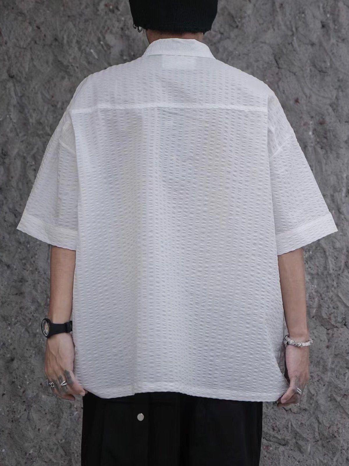 Shoulder Chain Short Sleeve Shirt sold by Yugen Theory product image thumbnail 4