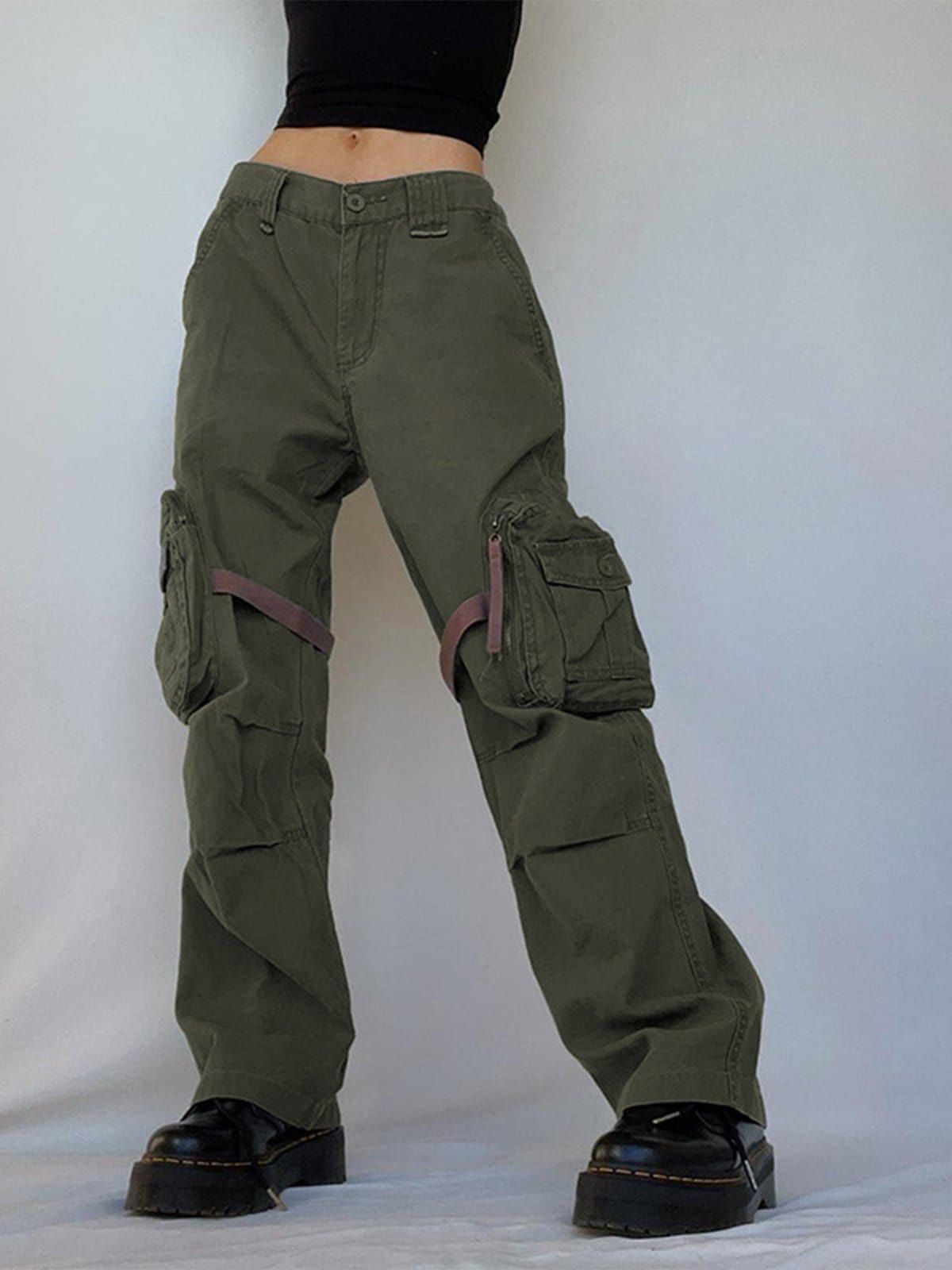 Ribbons Zipper Cargo Pants sold by Yugen Theory product image thumbnail 2