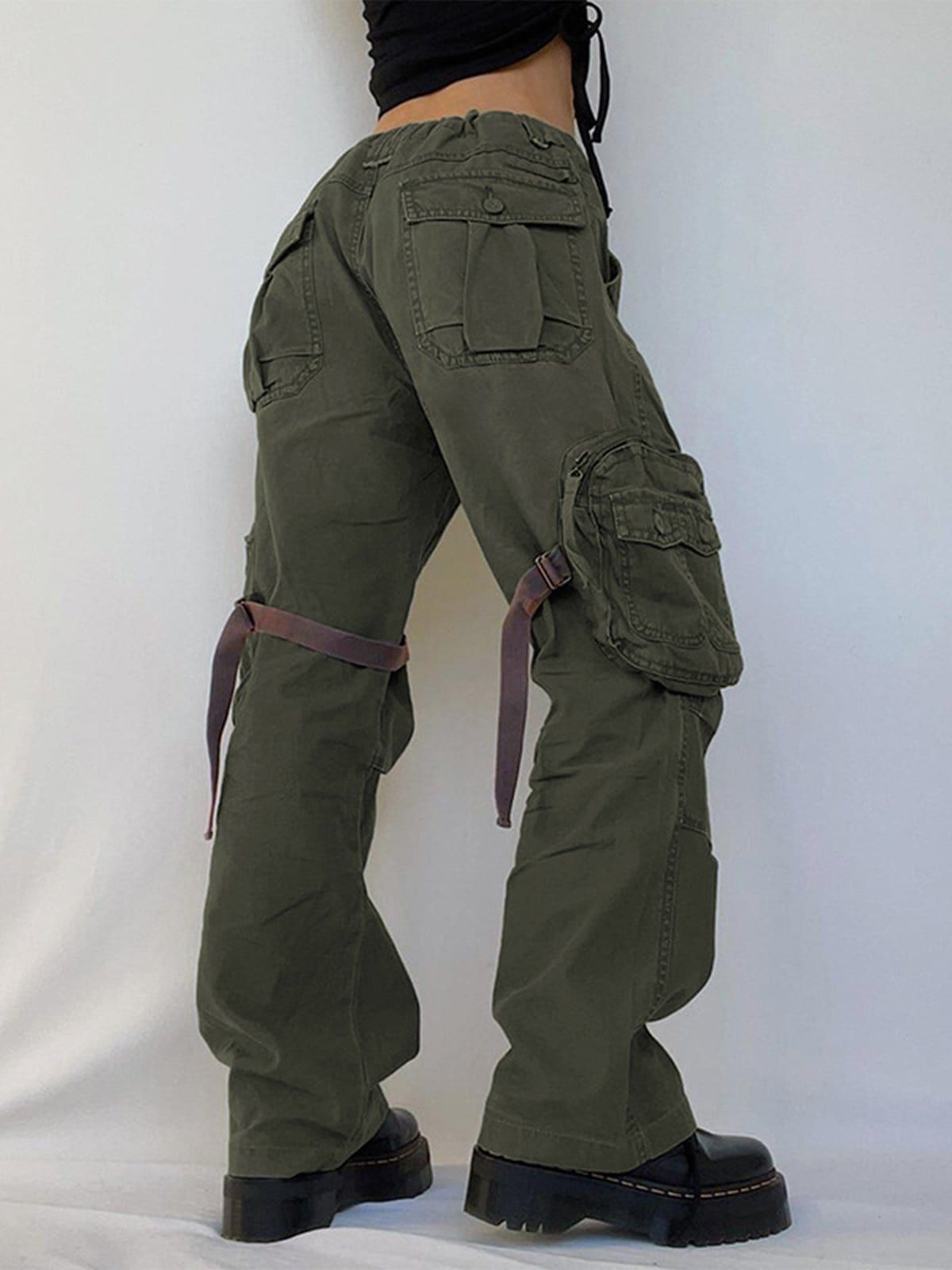 Ribbons Zipper Cargo Pants sold by Yugen Theory product image thumbnail 3