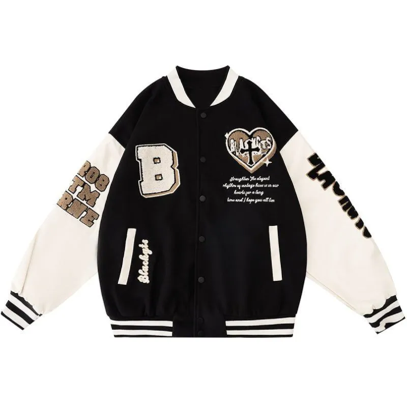 Vintage Baseball Jacket Flocked Cross sold by Yugen Theory