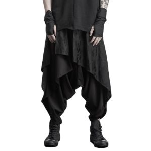 Dark Punk Folds Harem Pants sold by Yugen Theory