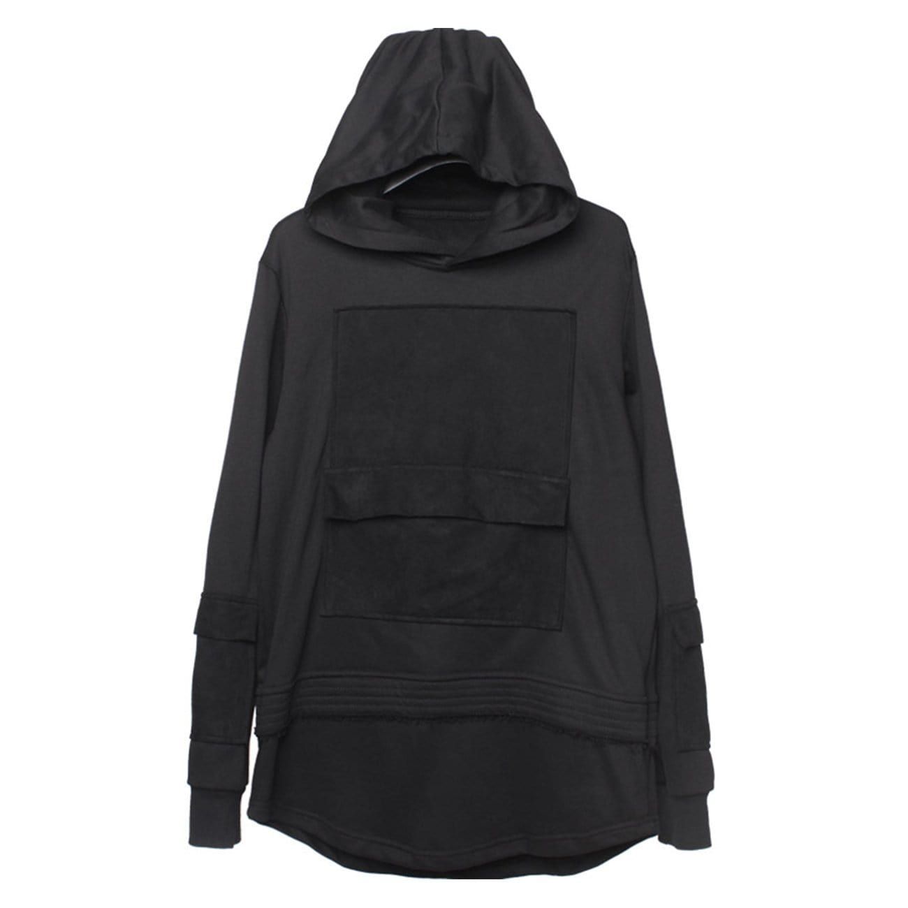 Dark Patchwork Hoodies sold by Yugen Theory