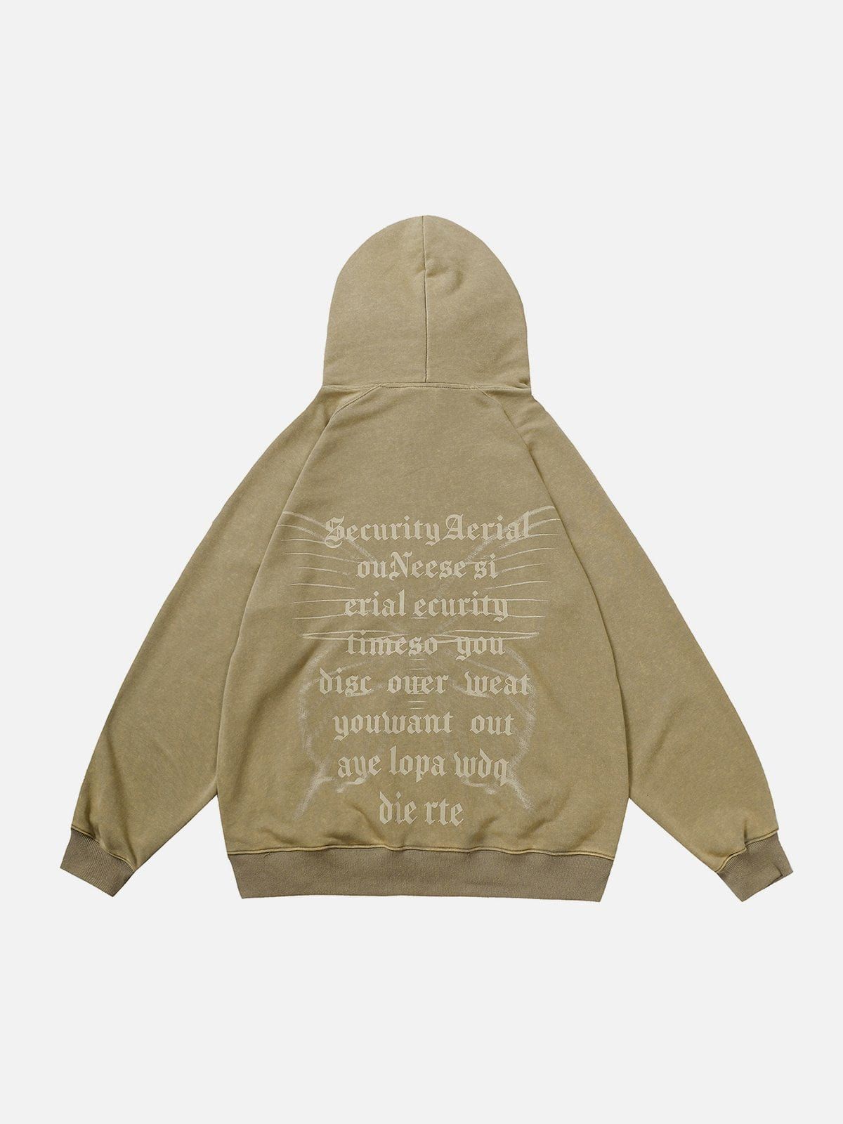 Butterfly Print Washed Hoodie sold by Yugen Theory product image thumbnail 3