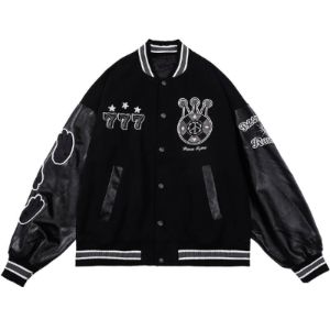 Cool Letterman Varsity Jacket Crown sold by Yugen Theory