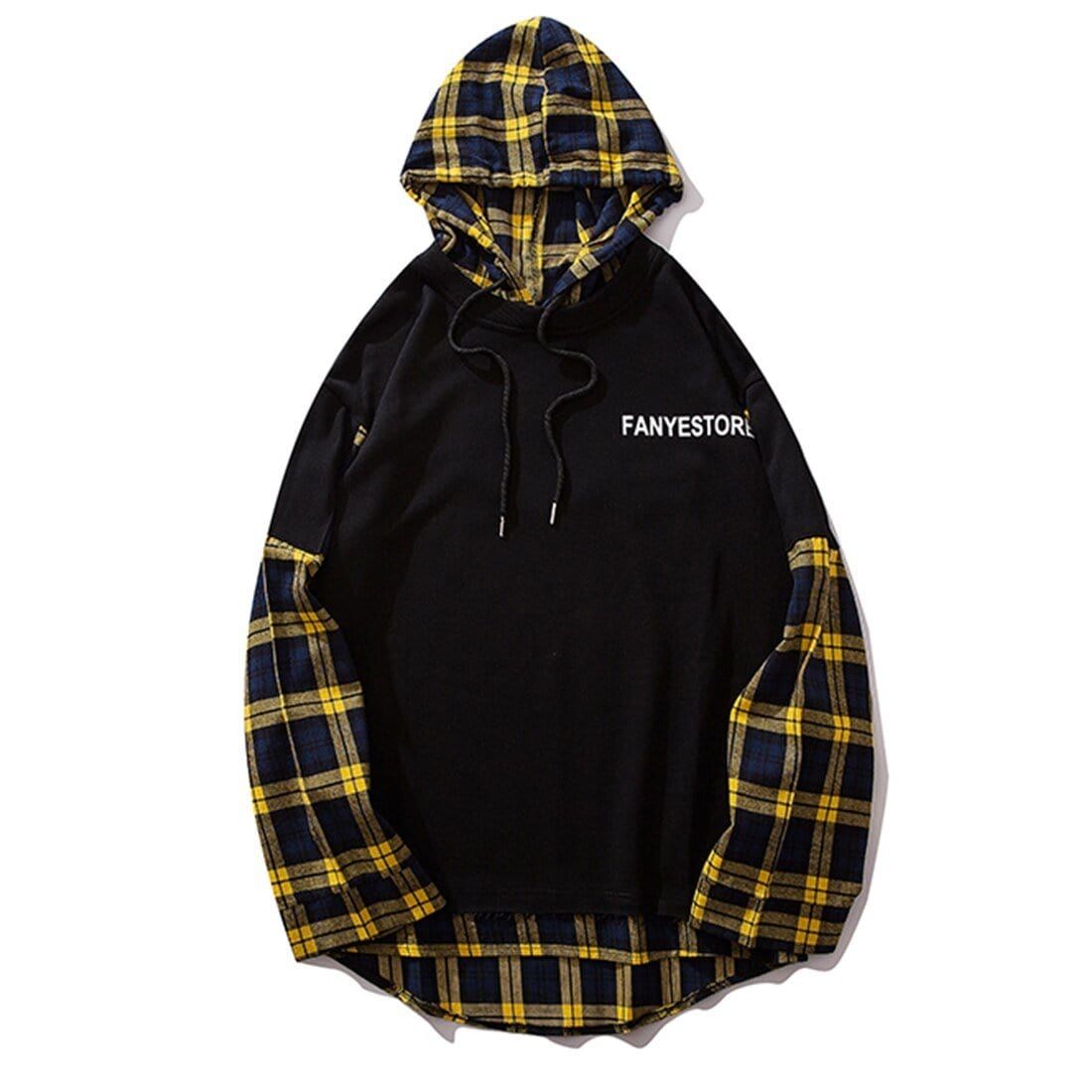 “Oversize Patchwork” Hoodie sold by Yugen Theory product image thumbnail 3