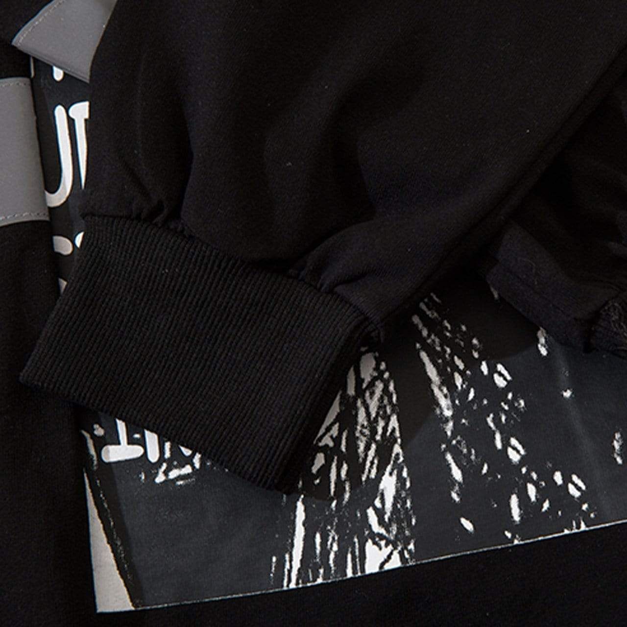 Dark Reflective Demon Graphic Sweatshirt sold by Yugen Theory product image thumbnail 5