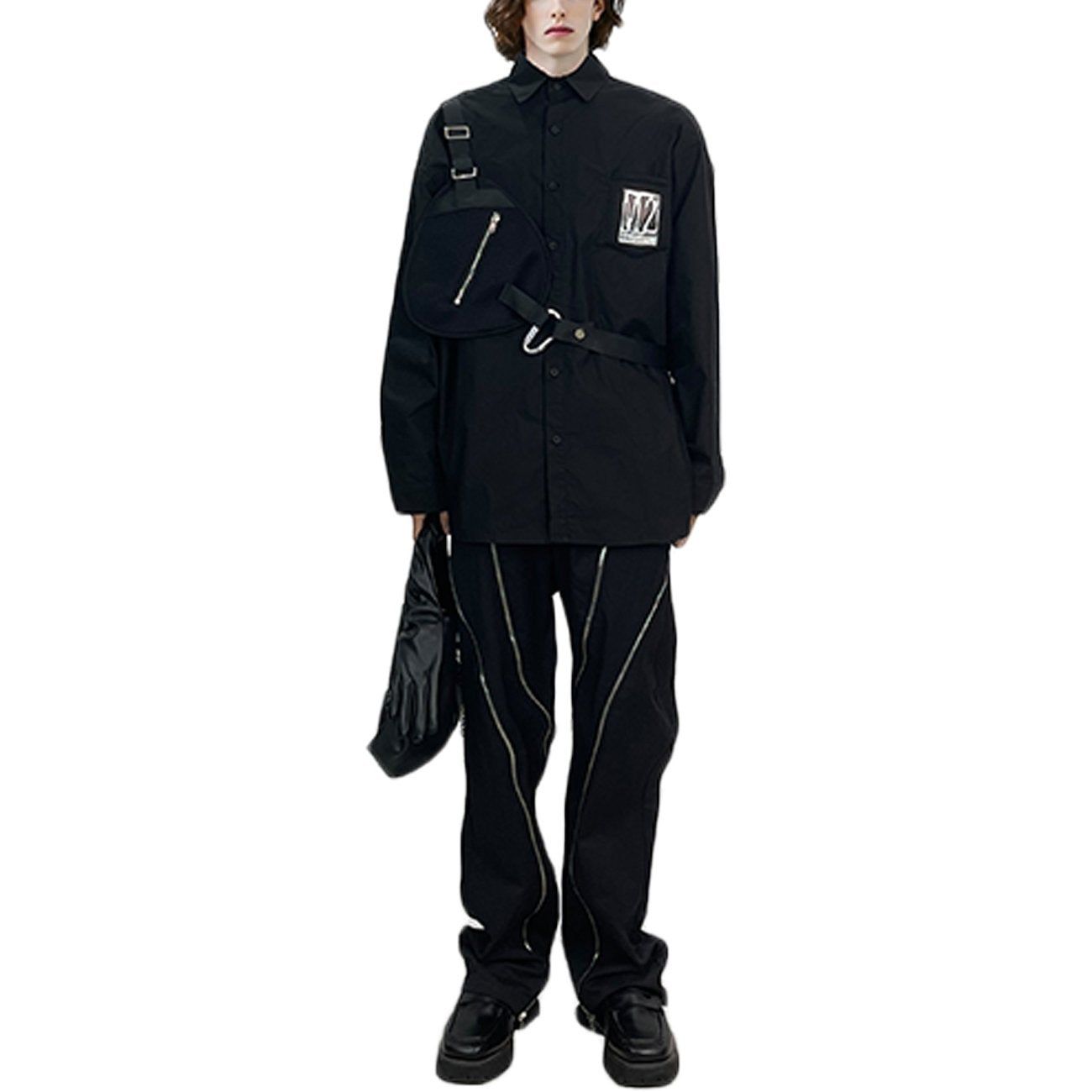 Patchwork Pocket Shirt sold by Yugen Theory product image thumbnail 2